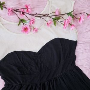 UO Kimchi Blue Illusion Neckline Peplum Blouse